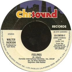 Walter Jackson Feelings / Words (Are Impossible) Vinyl 7" USED