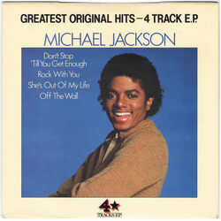 Michael Jackson Greatest Original Hits-4 Track E.P. USED VINYL 7INCH EP COMPILATION
