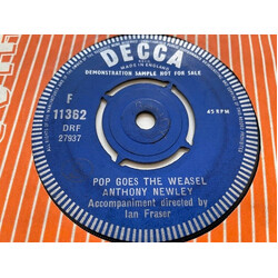 Anthony Newley Pop Goes The Weasel USED VINYL 7INCH SINGLE PROMO