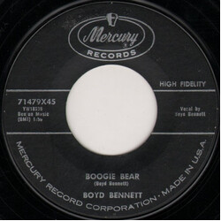 Boyd Bennett Boogie Bear USED VINYL 7INCH 45 RPM