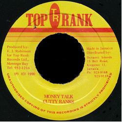 Cutty Ranks Money Talk USED VINYL 7INCH 45 RPM