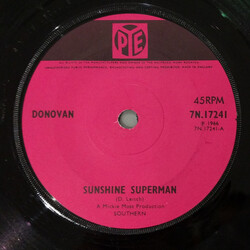 Donovan Sunshine Superman USED VINYL 7INCH 45 RPM SINGLE