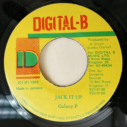 Galaxy P Jack It Up USED VINYL 7INCH 45 RPM