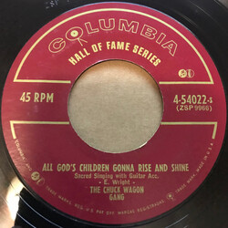 Chuck Wagon Gang All God's Children Gonna Rise And Shine / After Awhile USED VINYL 7INCH 45 RPM REISSUE