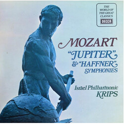Wolfgang Amadeus Mozart "Jupiter" & "Haffner" Symphonies Vinyl LP USED