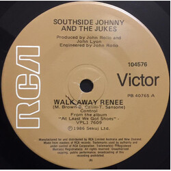 Southside Johnny & The Asbury Jukes Walk Away Renée USED VINYL 7INCH 45 RPM SINGLE