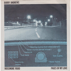 Barry Andrews Rossmore Road / Pages Of My Love USED VINYL 7INCH 45 RPM