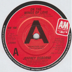Jeffrey Osborne On The Wings Of Love Vinyl 7" USED