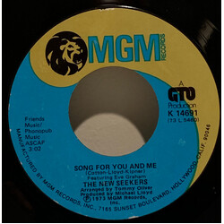 The New Seekers Song For You And Me / You Won't Find Another Fool Like Me USED VINYL 7INCH SINGLE