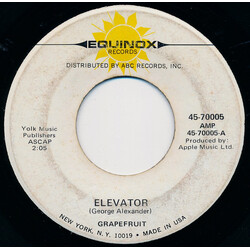 Grapefruit Elevator USED VINYL 7INCH 45 RPM SINGLE