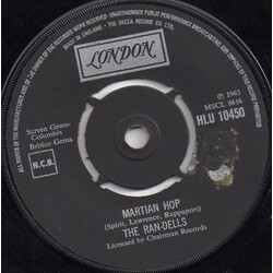 The Ran-Dells Martian Hop USED VINYL 7INCH 45 RPM REISSUE