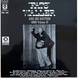Fats Waller & His Rhythm Complete Recordings Volume 18 (1939) Vinyl LP USED