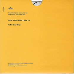 Pet Shop Boys Left To My Own Devices VINYL 7" USED