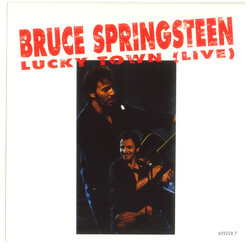 Bruce Springsteen Lucky Town (Live) USED VINYL 7INCH 45 RPM SINGLE