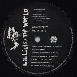 Lil' Louis & The World Nyce & Slo VINYL 12" USED
