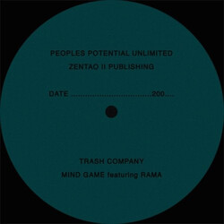 The Trash Company / Rama (2) Mind Game USED VINYL 12INCH 45 RPM SINGLE SIDED LIMITED EDITION