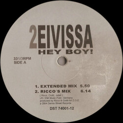 2 Eivissa Hey Boy! USED VINYL 12INCH SINGLE 33 S RPM