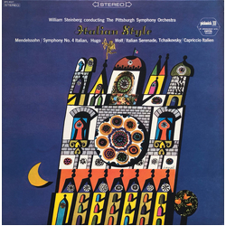 William Steinberg / Pittsburgh Symphony Orchestra / Felix Mendelssohn-Bartholdy / Hugo Wolf / Pyotr Ilyich Tchaikovsky Italian Style Vinyl LP USED
