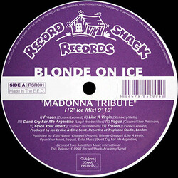 Blonde On Ice Madonna Tribute USED VINYL 12INCH