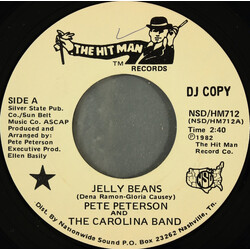 Pete Peterson (13) / The Carolina Band Jelly Beans USED VINYL 7INCH 45 RPM PROMO