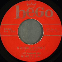 Los Mañaneros De Nuevo Leon Si Quieres Si Puedes USED VINYL 7INCH 45 RPM