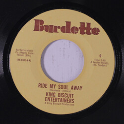 The King Biscuit Entertainers Ride My Soul Away / Take My Thoughts Away USED VINYL 7INCH 45 RPM SINGLE