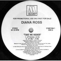 Diana Ross Take Me Higher USED VINYL 12INCH 33 S RPM PROMO STEREO