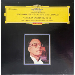 Ludwig van Beethoven / Karl Böhm / Berliner Philharmoniker Symphony No. 3, Op. 55 Eroica / Coriolan-Overture, Op. 62 Vinyl LP USED