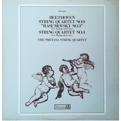 Ludwig van Beethoven / Smetana Quartet Quartet Opus 59, No. 3 / Quartet Opus 18, No. 4 Vinyl LP USED
