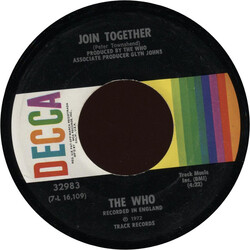 The Who Join Together USED VINYL 7INCH 45 RPM SINGLE STEREO
