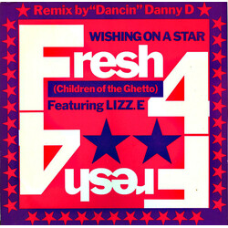 Fresh 4 / Lizz E. Wishing On A Star ("Dancin" Danny D Remix) USED VINYL 12INCH 45 RPM