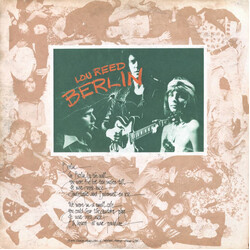 Lou Reed Berlin Vinyl LP USED