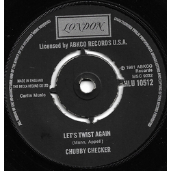Chubby Checker Let's Twist Again Vinyl 7" USED