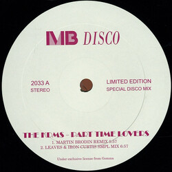 The KDMS Part Time Lovers USED VINYL 12INCH 33 S RPM LIMITED EDITION