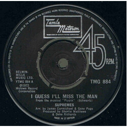 The Supremes I Guess I'll Miss The Man USED VINYL 7INCH 45 RPM SINGLE
