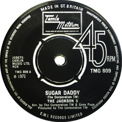 The Jackson 5 Sugar Daddy USED VINYL 7INCH 45 RPM SINGLE