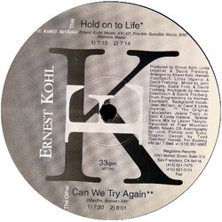Ernest Kohl Hold On To Life USED VINYL 12INCH 33 S RPM