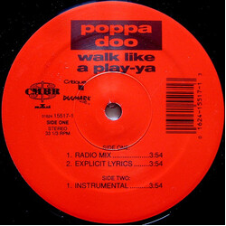 Poppa Doo Walk Like A Play-ya VINYL 12" USED