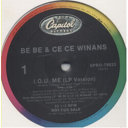 Bebe & Cece Winans I.O.U. Me VINYL 12" USED