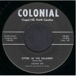 Johnny Dee (3) Sittin' In The Balcony USED VINYL 7INCH 45 RPM SINGLE