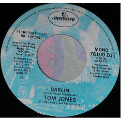 Tom Jones Darlin' USED VINYL 7INCH 45 RPM PROMO