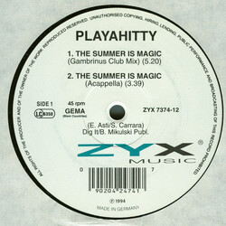 Playahitty The Summer Is Magic VINYL 12" USED