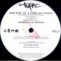 2Pac / Eminem / The Outlawz One Day At A Time (Em's Version) VINYL 12" USED