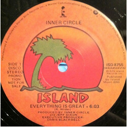 Inner Circle Everything Is Great USED VINYL 12INCH 33 S RPM PROMO