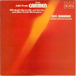 Jose Serebrier / Adelaide Symphony Orchestra Suite From Bizet's Carmen, Offenbach's Barcarolle And Can-Can And Other French Masterpieces Vinyl LP USED
