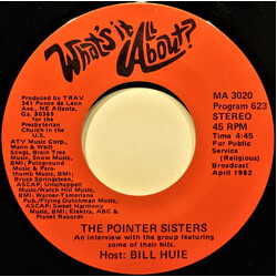 Pointer Sisters / Journey What's It All About? USED VINYL 7INCH 45 RPM TRANSCRIPTION STEREO