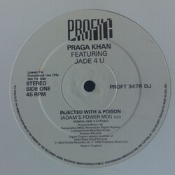 Praga Khan / Jade 4U Injected With A Poison (Remix) USED VINYL 12INCH 45 RPM PROMO