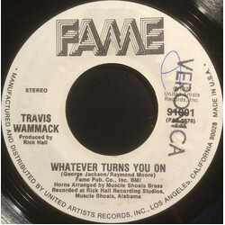 Travis Wammack Whatever Turns You On / Slip Away Vinyl USED