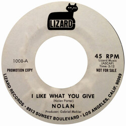 Nolan Porter I Like What You Give USED VINYL 7INCH SINGLE PROMO