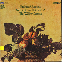Johannes Brahms / Weller-Quartett Quartets No.1 In C And No. 2 In A Vinyl LP USED